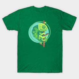 Chameleon on branch T-Shirt